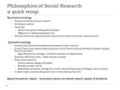  Beyond Positivism: Understanding Quantitative Research Methods